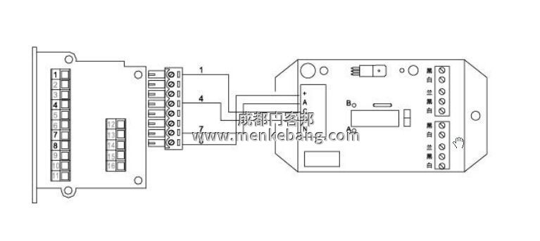 弗萊特自動(dòng)門門禁接線圖 弗萊特自動(dòng)門門禁接線圖